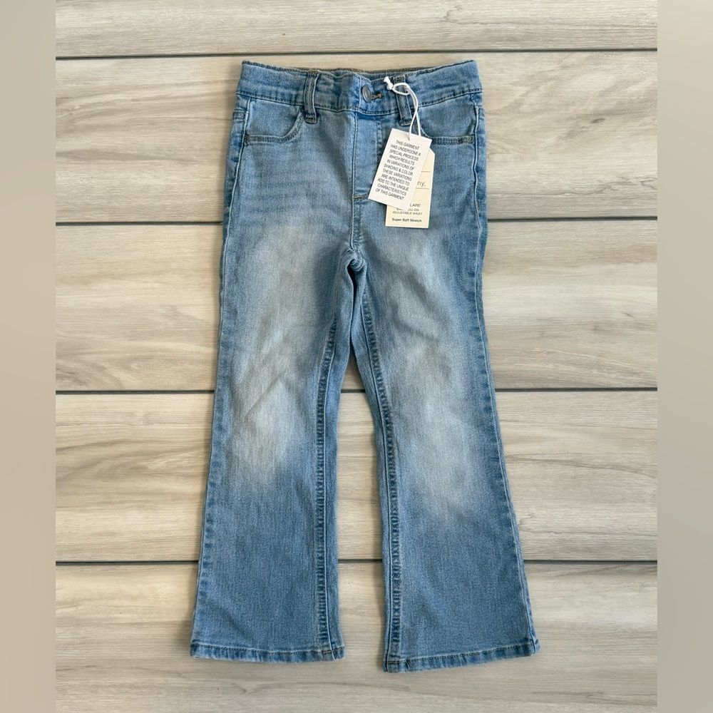Social Academy Corinne Pull On Baby Flare Jeans Blue Size 5 NWT STITCH FIX